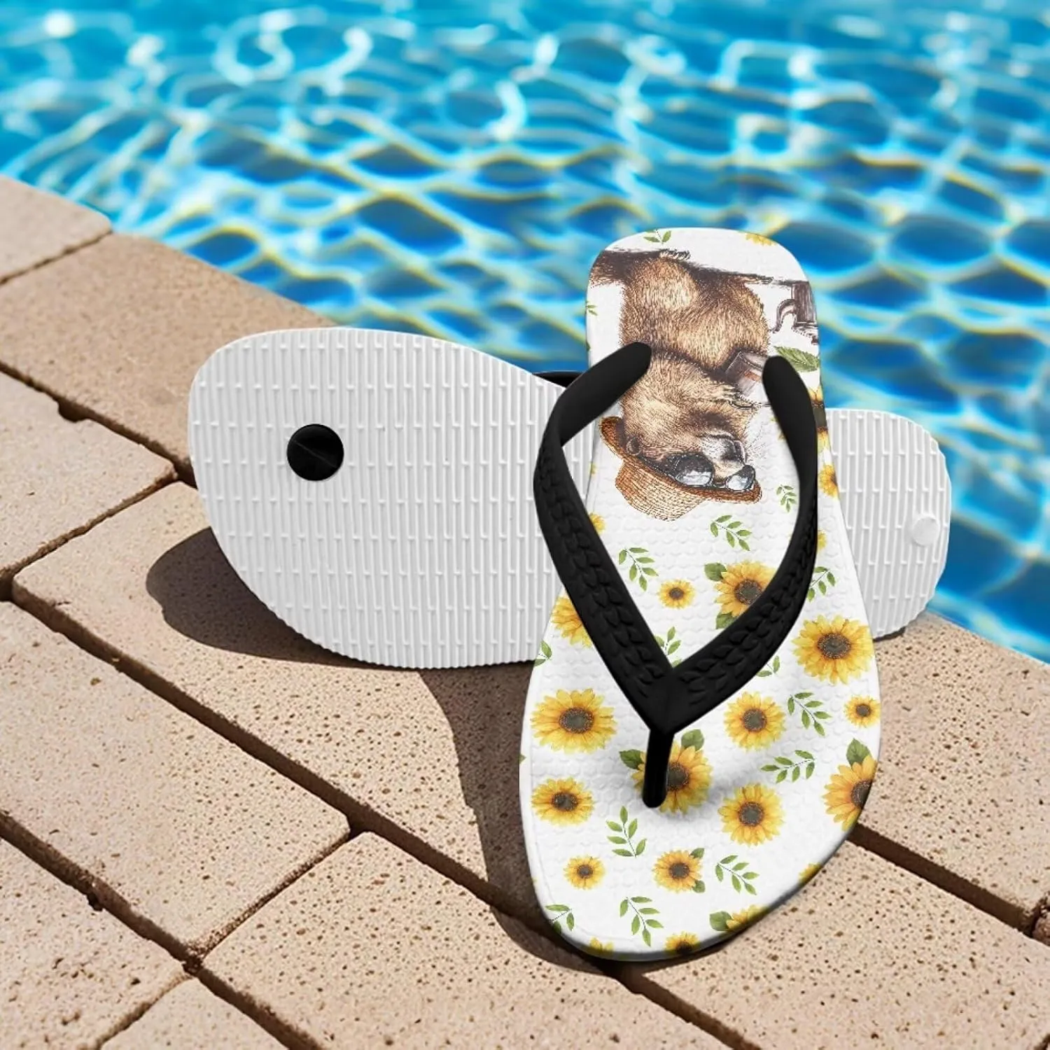 Kids Flip Flops Anti Slip Shower Shoes Bathroom Thong Sandals Boys Girl Beach Pool Slippers for Summer Holiday