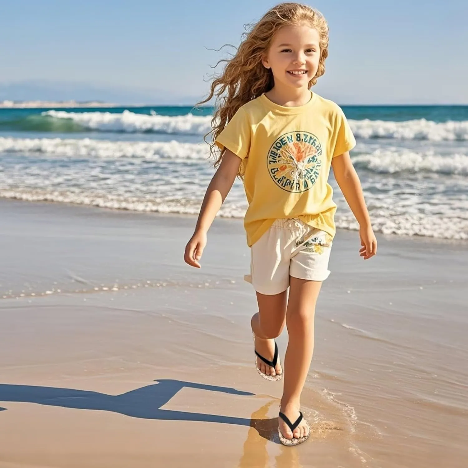 Kids Flip Flops Anti Slip Shower Shoes Bathroom Thong Sandals Boys Girl Beach Pool Slippers for Summer Holiday