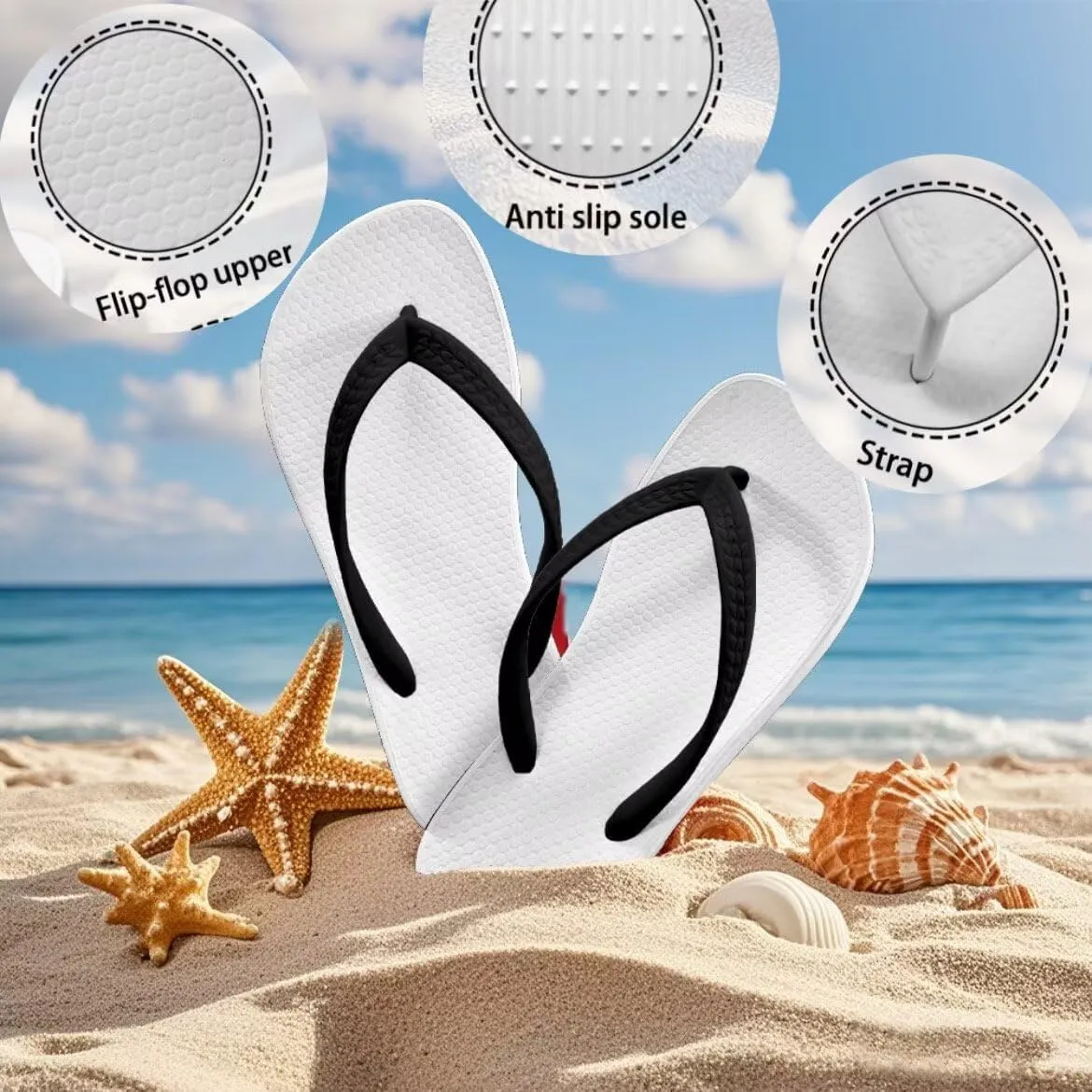 Kids Flip Flops Anti Slip Shower Shoes Bathroom Thong Sandals Boys Girl Beach Pool Slippers for Summer Holiday