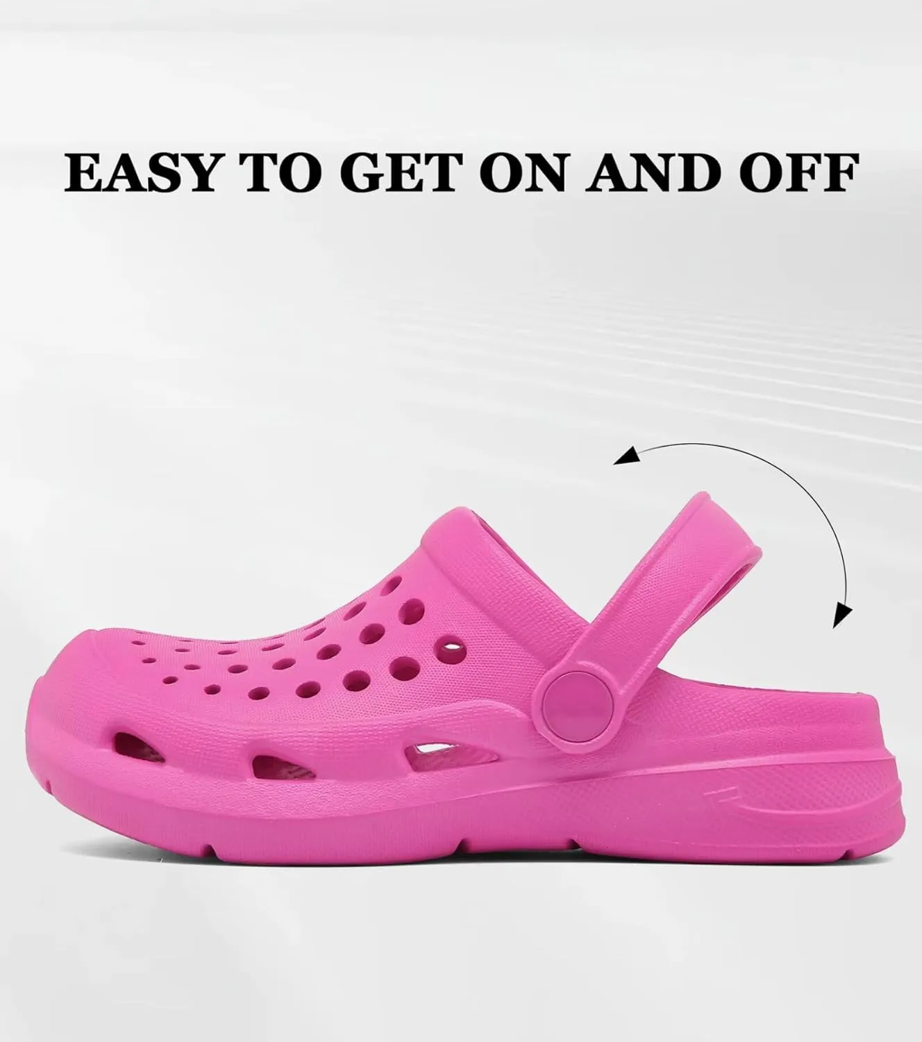 Kids Girls Boys Clogs Garden Shoes Toddler Slip on Sandals Children Water Shower Beach Pool Slippers