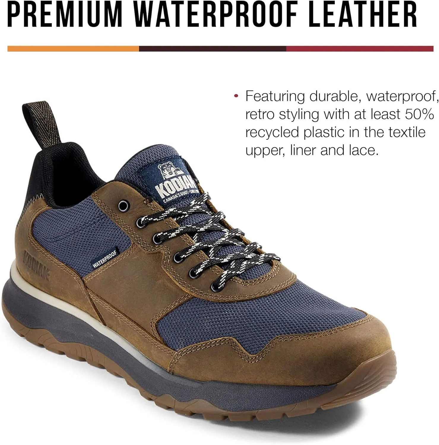 Kodiak Men's Low-Cut Skogan Waterproof Hiking Shoe