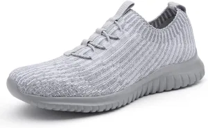 konhill Women's Comfortable Walking Shoes - Tennis Athletic Casual Slip on Sneakers