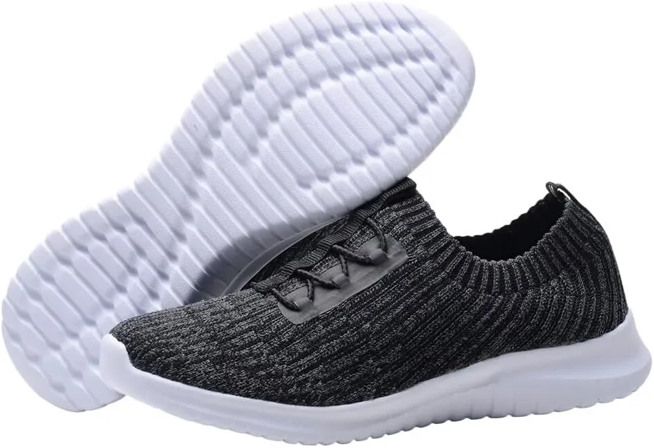 konhill Women's Comfortable Walking Shoes - Tennis Athletic Casual Slip on Sneakers