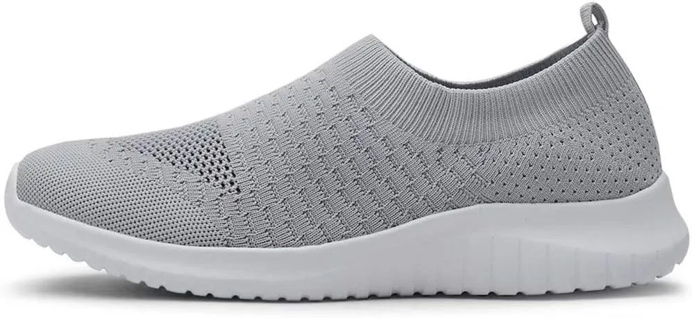 konhill Women's Walking Tennis Shoes - Lightweight Athletic Casual Gym Slip on Sneakers