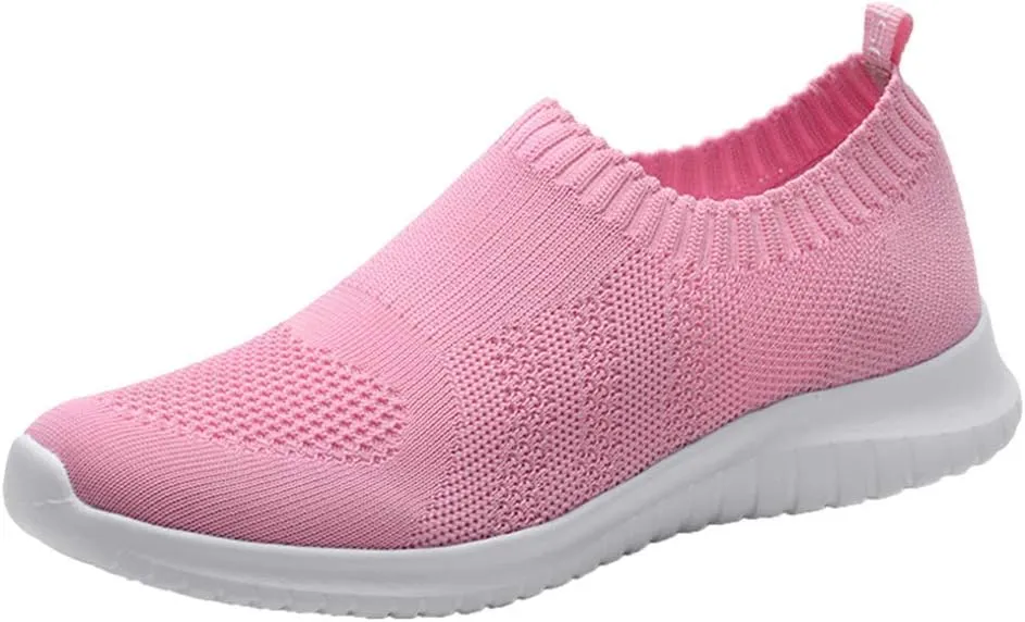 konhill Women's Walking Tennis Shoes - Lightweight Athletic Casual Gym Slip on Sneakers
