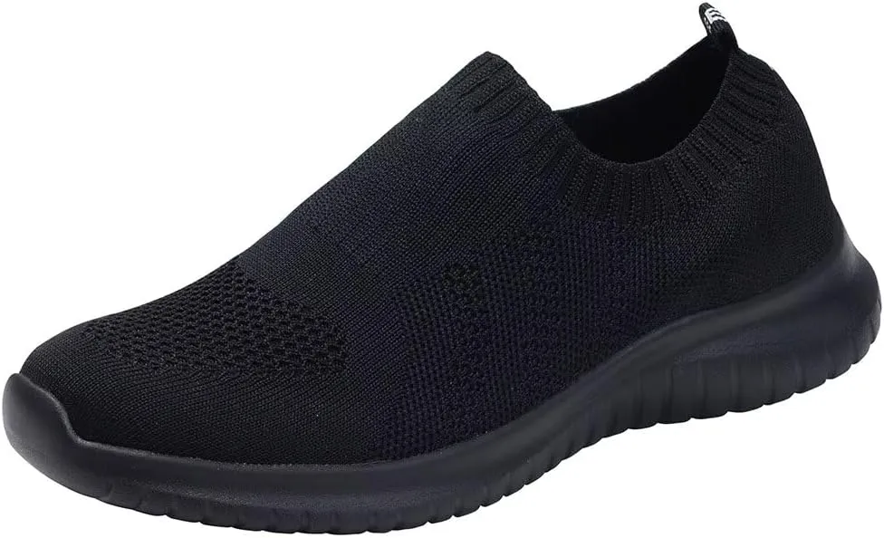 konhill Women's Walking Tennis Shoes - Lightweight Athletic Casual Gym Slip on Sneakers