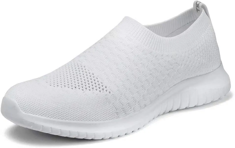 konhill Women's Walking Tennis Shoes - Lightweight Athletic Casual Gym Slip on Sneakers