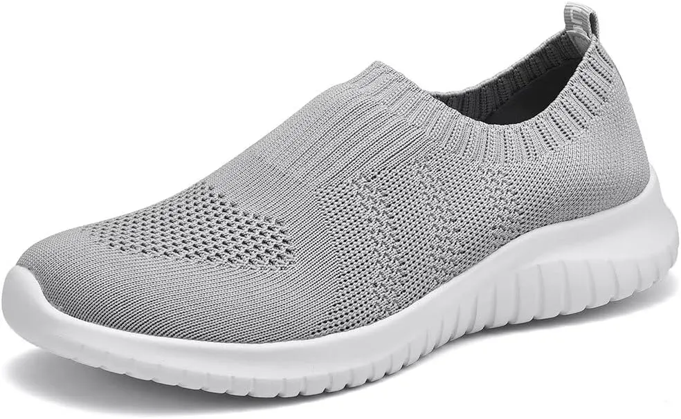 konhill Women's Walking Tennis Shoes - Lightweight Athletic Casual Gym Slip on Sneakers