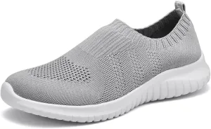 konhill Women's Walking Tennis Shoes - Lightweight Athletic Casual Gym Slip on Sneakers