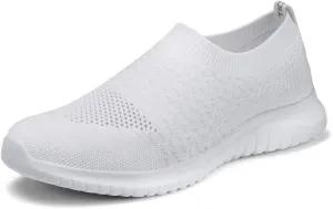 konhill Women's Walking Tennis Shoes - Lightweight Athletic Casual Gym Slip on Sneakers