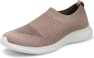 konhill Women's Walking Tennis Shoes - Lightweight Athletic Casual Gym Slip on Sneakers