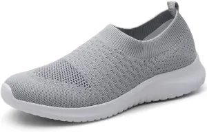 konhill Women's Walking Tennis Shoes - Lightweight Athletic Casual Gym Slip on Sneakers