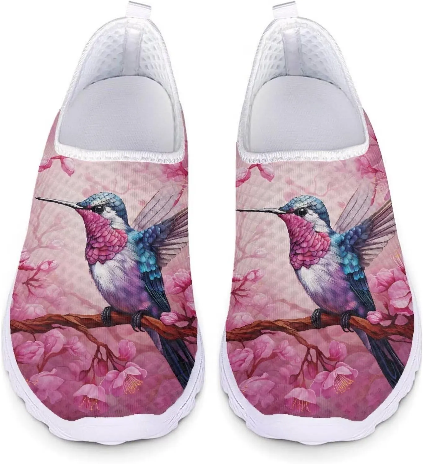 Kuiaobaty Fashion Sneakers Lightweight Breathable Slip-Ons Walking Shoes Athletic Casual Footwear Women's Men's Loafers