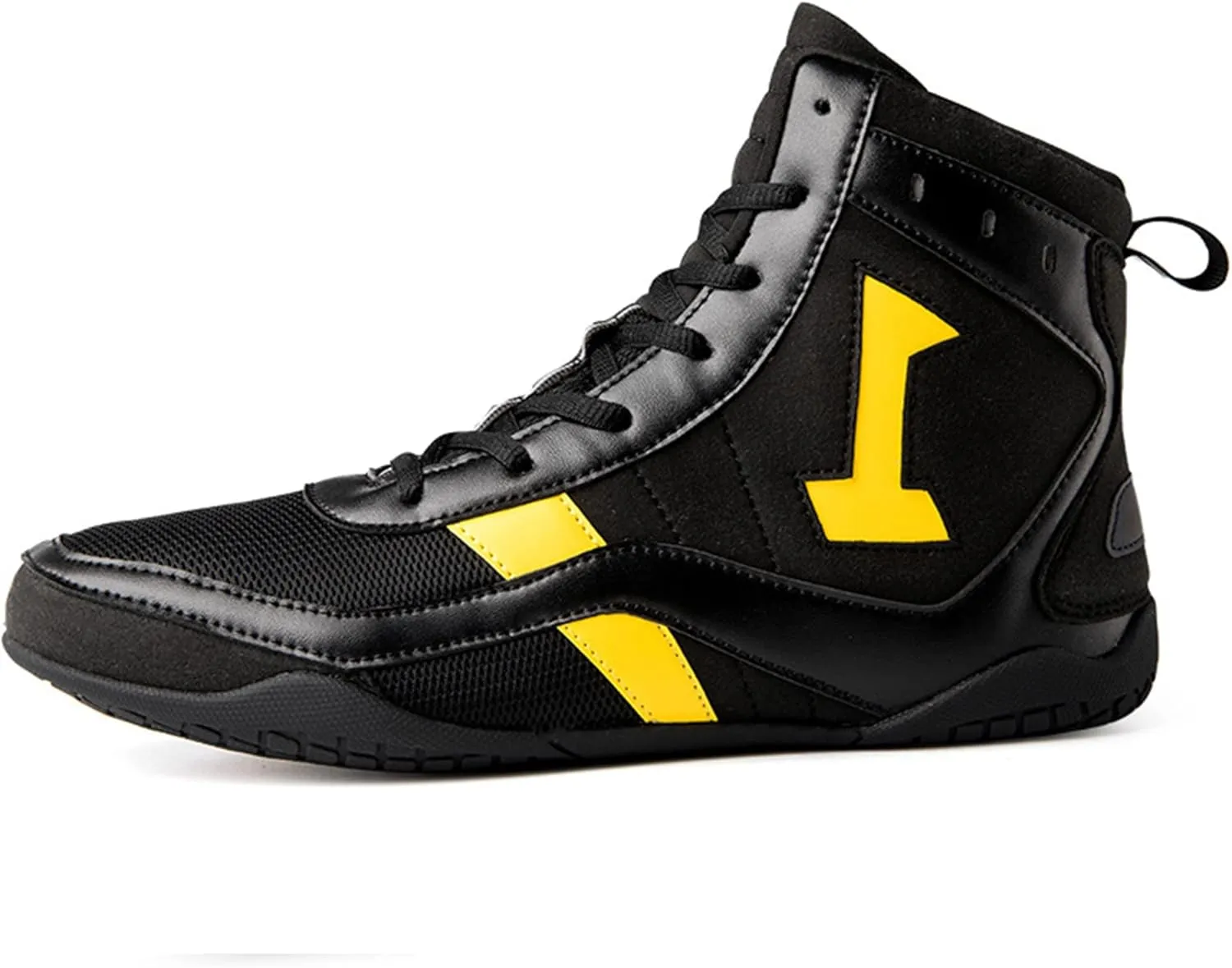 Laides Boxing Shoes, Professional Wrestling Shoes Female Kickboxing Sparring Trainers Breathable Bodybuilding Boots