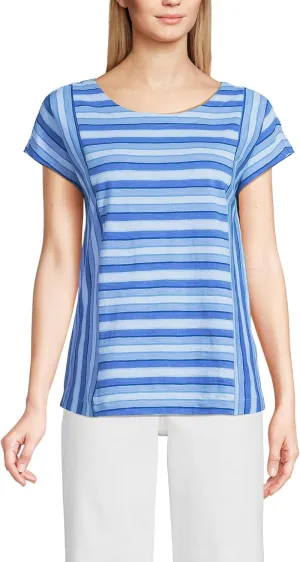 Lands' End Women's Slub Wedge T-Shirt