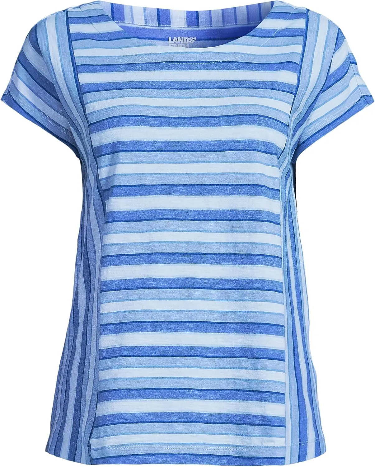 Lands' End Women's Slub Wedge T-Shirt