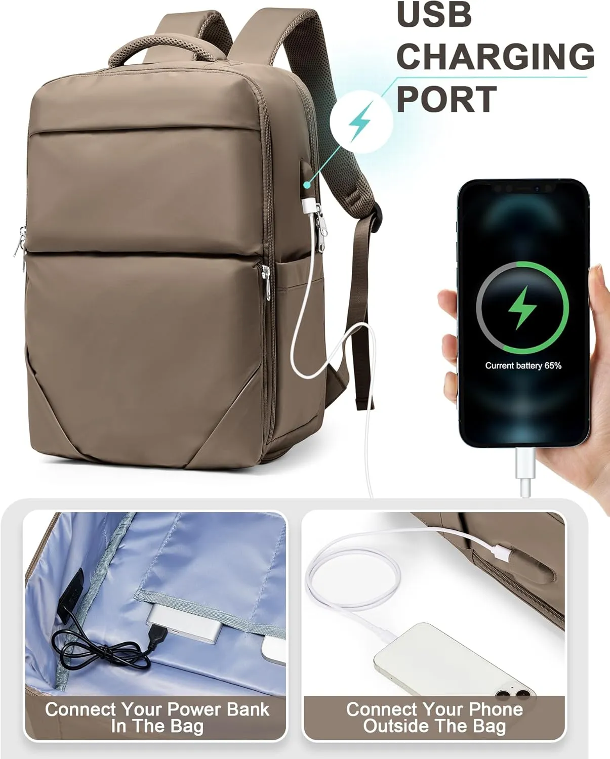 Large Travel Backpack Carry On Flight Approved Carry On Backpack For Women Airplanes Backpack For Travel Backpacks