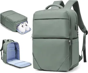 Large Travel Backpack Carry On Flight Approved Mochila De Viaje Carry On Backpack For Women Men Airplanes Backpack For Travel Backpacks Personal Item Travel Bag Army Green