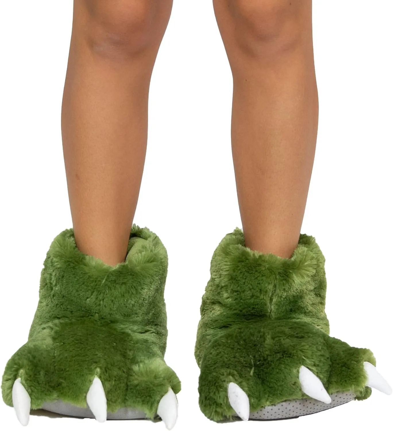 Lazy One Animal Paw Slippers for Kids and Adults, Fun Costume for Kids, Cozy Furry Slippers