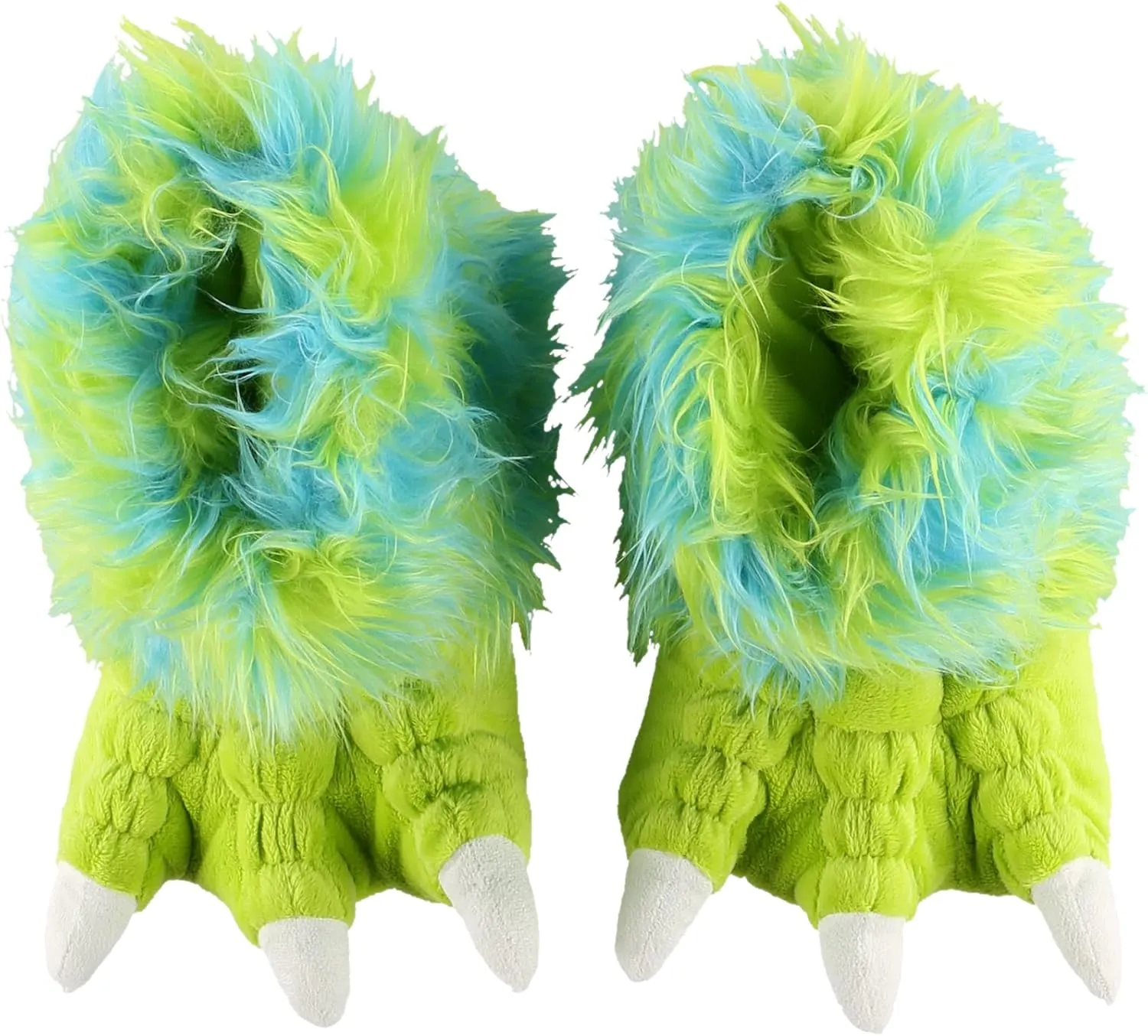 Lazy One Animal Paw Slippers for Kids and Adults, Fun Costume for Kids, Cozy Furry Slippers