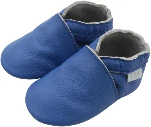 Leather Baby Shoes Boys Girls Moccasins Infant Toddler Slippers Soft Sole Anti-Slip Baby Walking Crib Shoes
