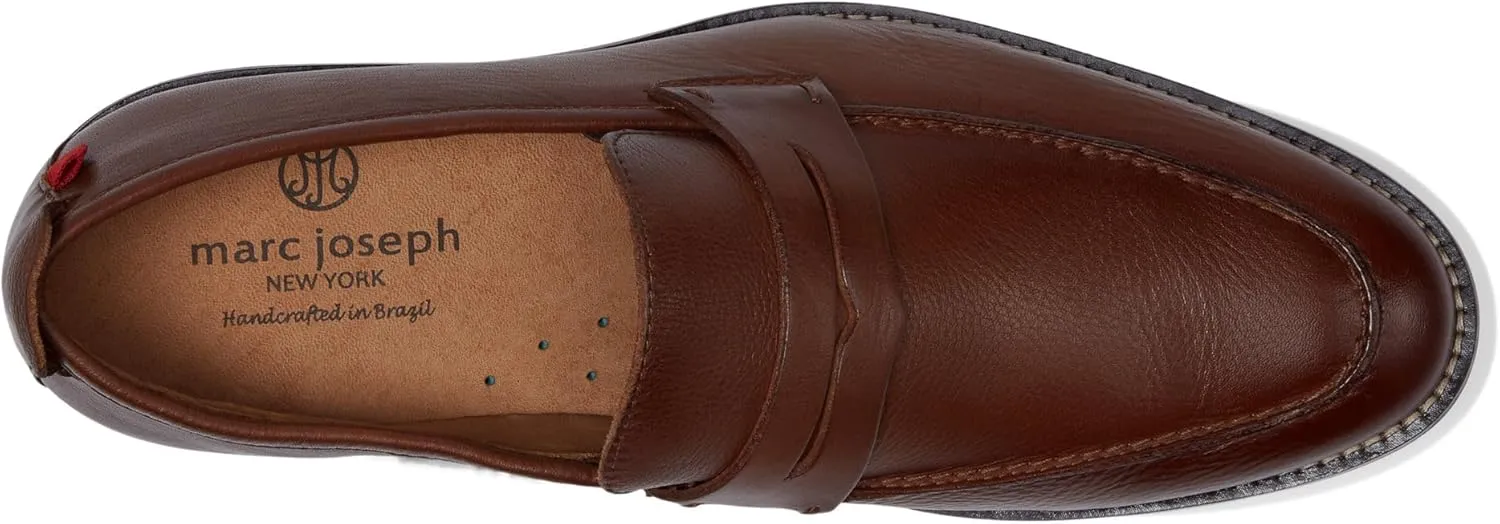 Marc Joseph New York Men's Casual Slip on Leather Penny Loafers