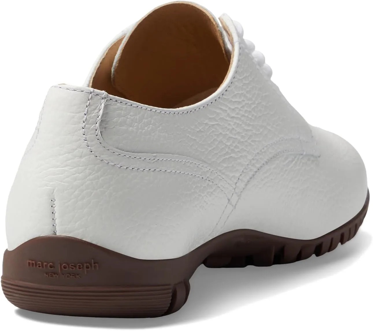 Marc Joseph New York Womens Golf Genuine Leather Made in Brazil Pacific Lace up Fashion Shoe Moccasin
