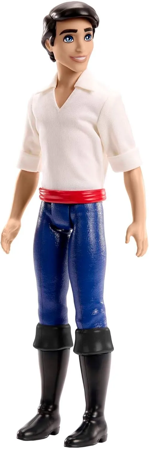 Mattel Disney Princess Toys, Prince Eric Posable Fashion Doll in Signature Outfit, Inspired by The Little Mermaid Movie