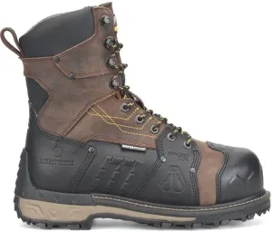 Matterhorn Maximus 2.0 8" Met Guard Composite Toe Waterproof Work Boot for Men, Durable Industrial-and-Construction-Boots, Brown - 13W