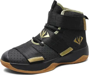 MAUGELY Men's Women's Breathable Basketball Shoes Students Sports Causal Outdoor Non-Slip Sneakers for Couple