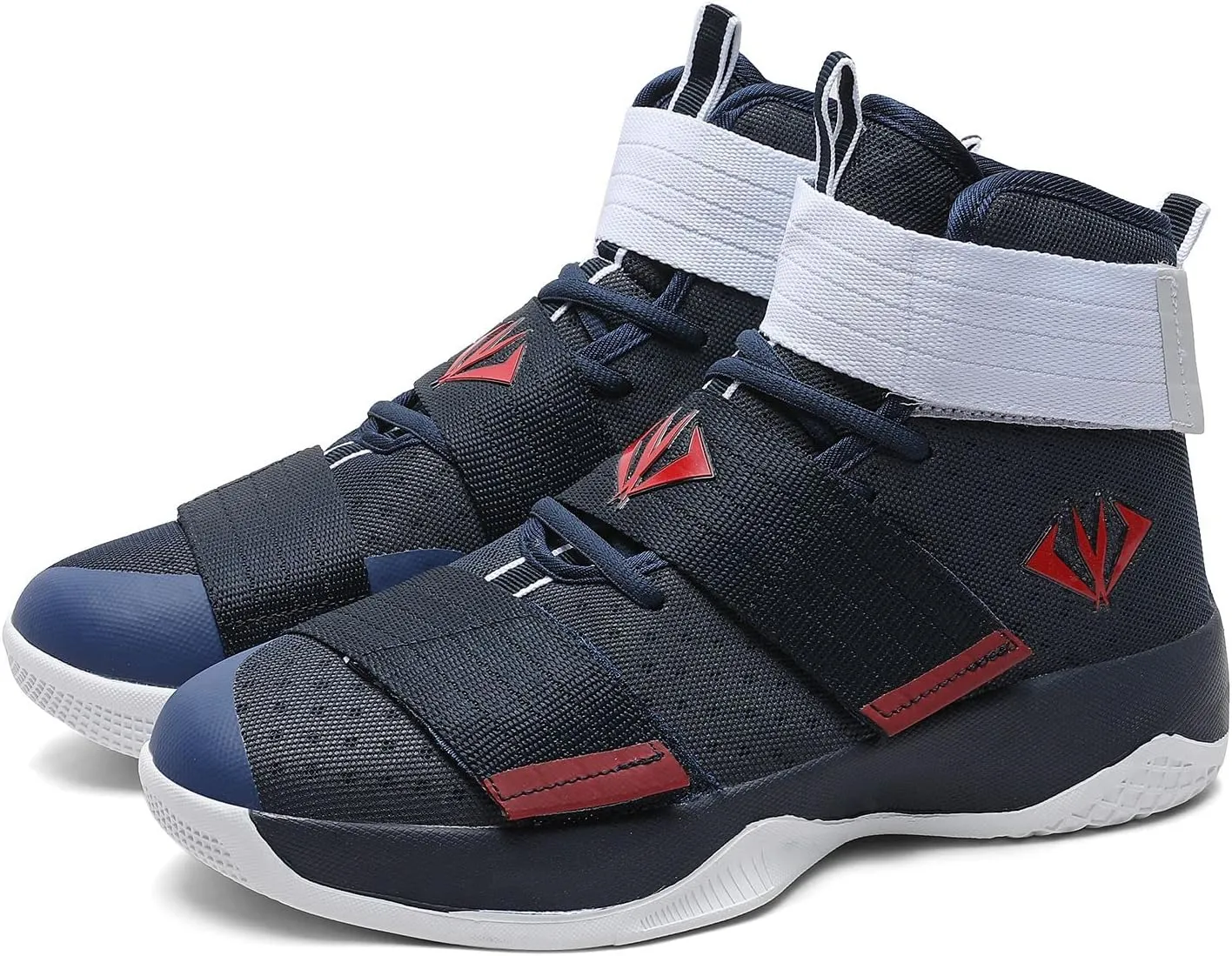 MAUGELY Men's Women's Breathable Basketball Shoes Students Sports Causal Outdoor Non-Slip Sneakers for Couple