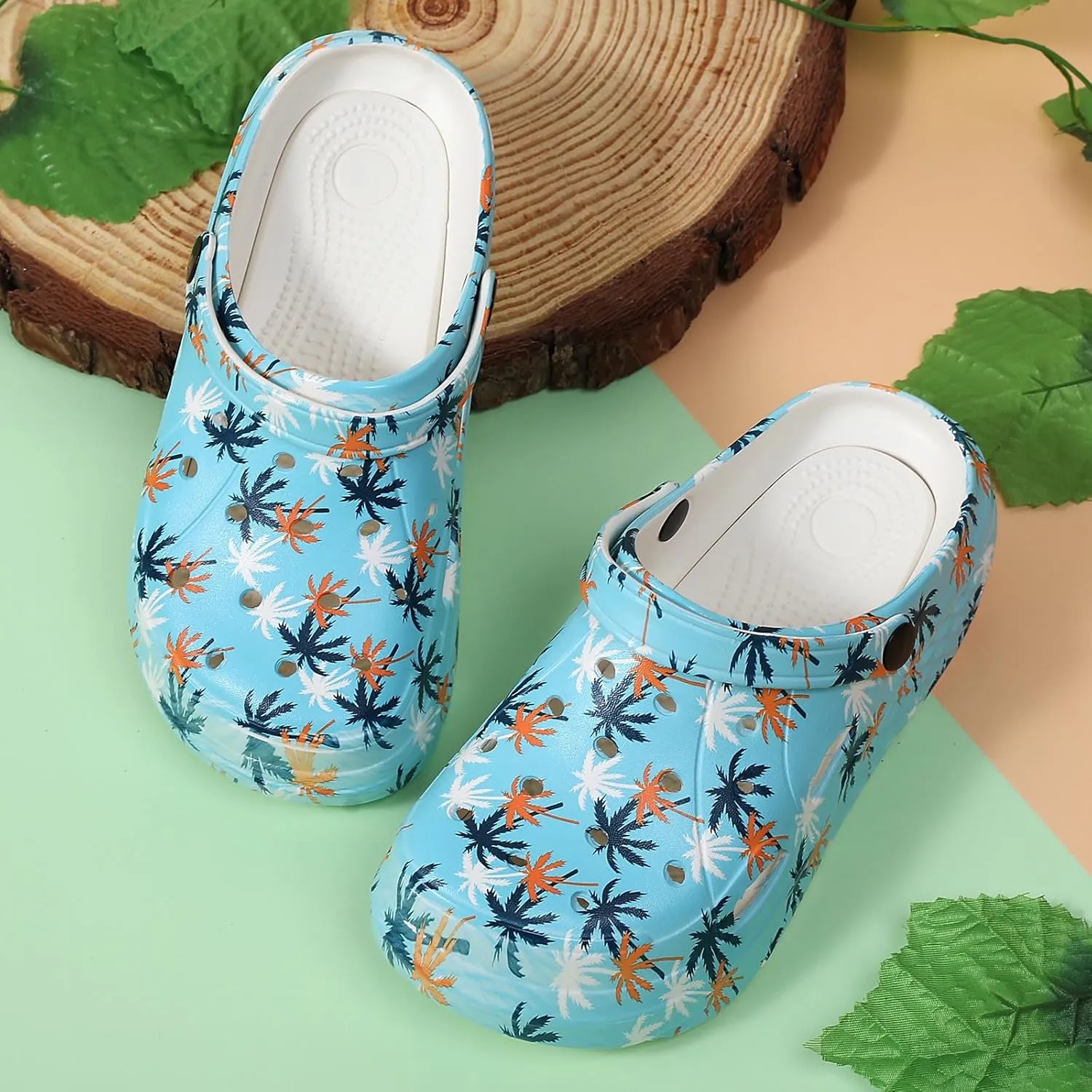 Meidiastra Women's Platform Clogs Slippers Slip On Slide Wedge Sandals for Women