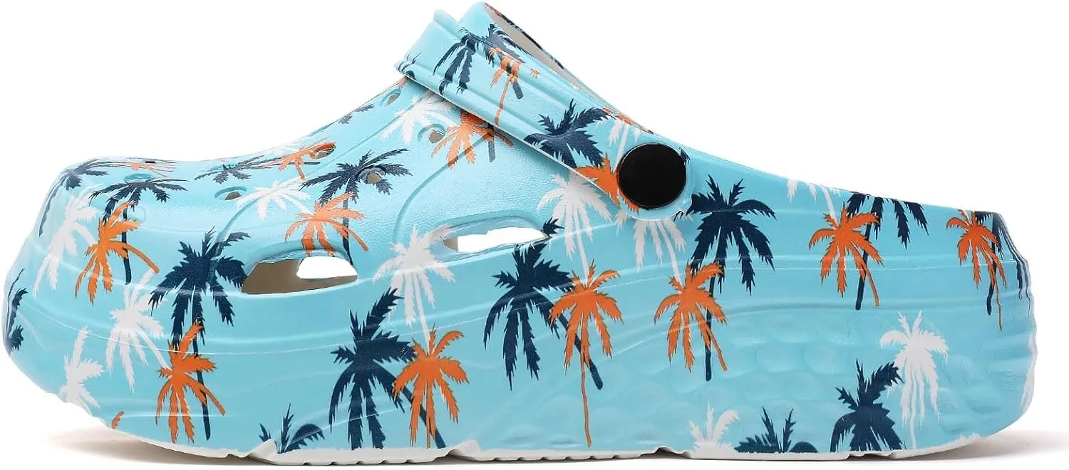 Meidiastra Women's Platform Clogs Slippers Slip On Slide Wedge Sandals for Women