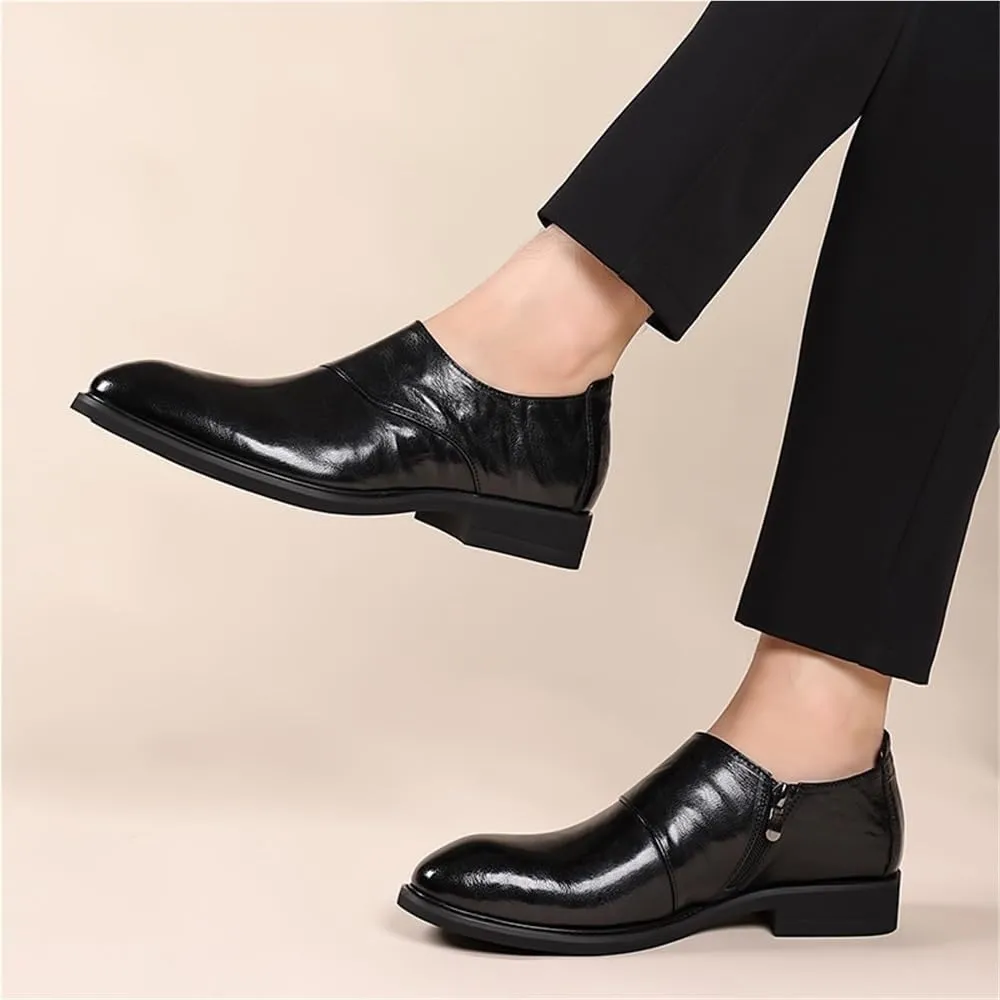 Men Italian Leather Oxford Loafers Business Formal Wedding Dress Shoes Fashion Luxury Comfortable