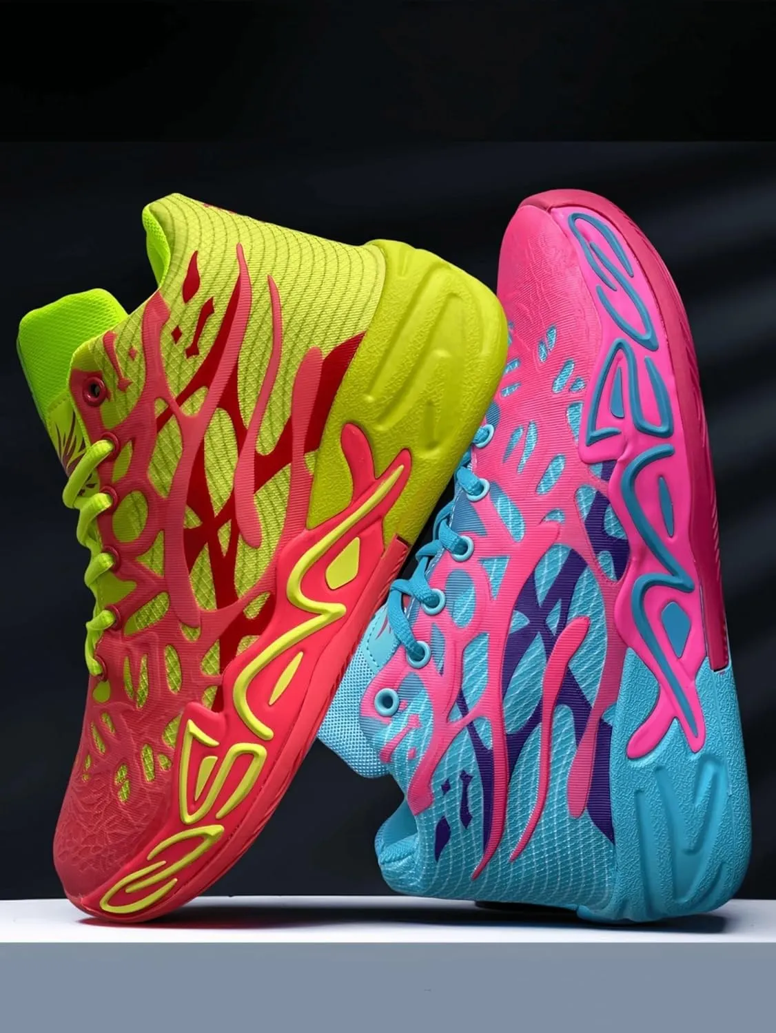 Men's Anti Slip Sports Shoes are Breathable Wear-Resistant Shock-Absorbing Rebound Basketball Boots