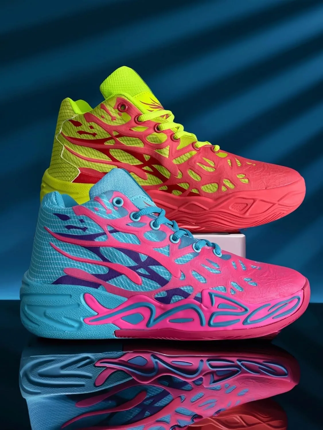 Men's Anti Slip Sports Shoes are Breathable Wear-Resistant Shock-Absorbing Rebound Basketball Boots