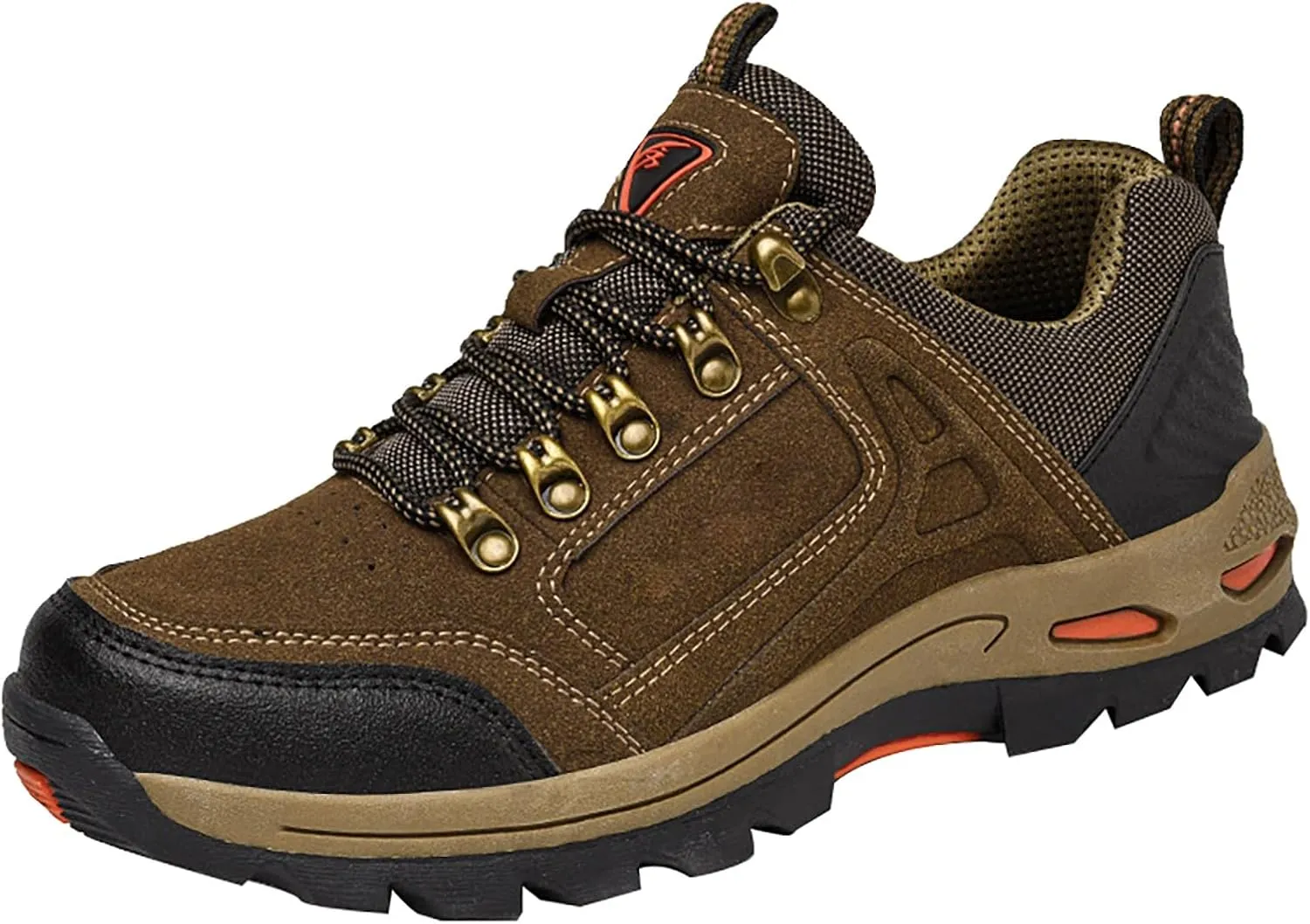 Mens Casual Shoes Suede Slip On Walking Shoes Waterproof Padded Sneakers Non Slip Lightweight Hiking Shoes