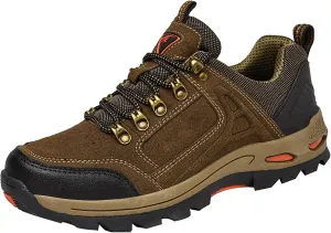 Mens Casual Shoes Suede Slip On Walking Shoes Waterproof Padded Sneakers Non Slip Lightweight Hiking Shoes