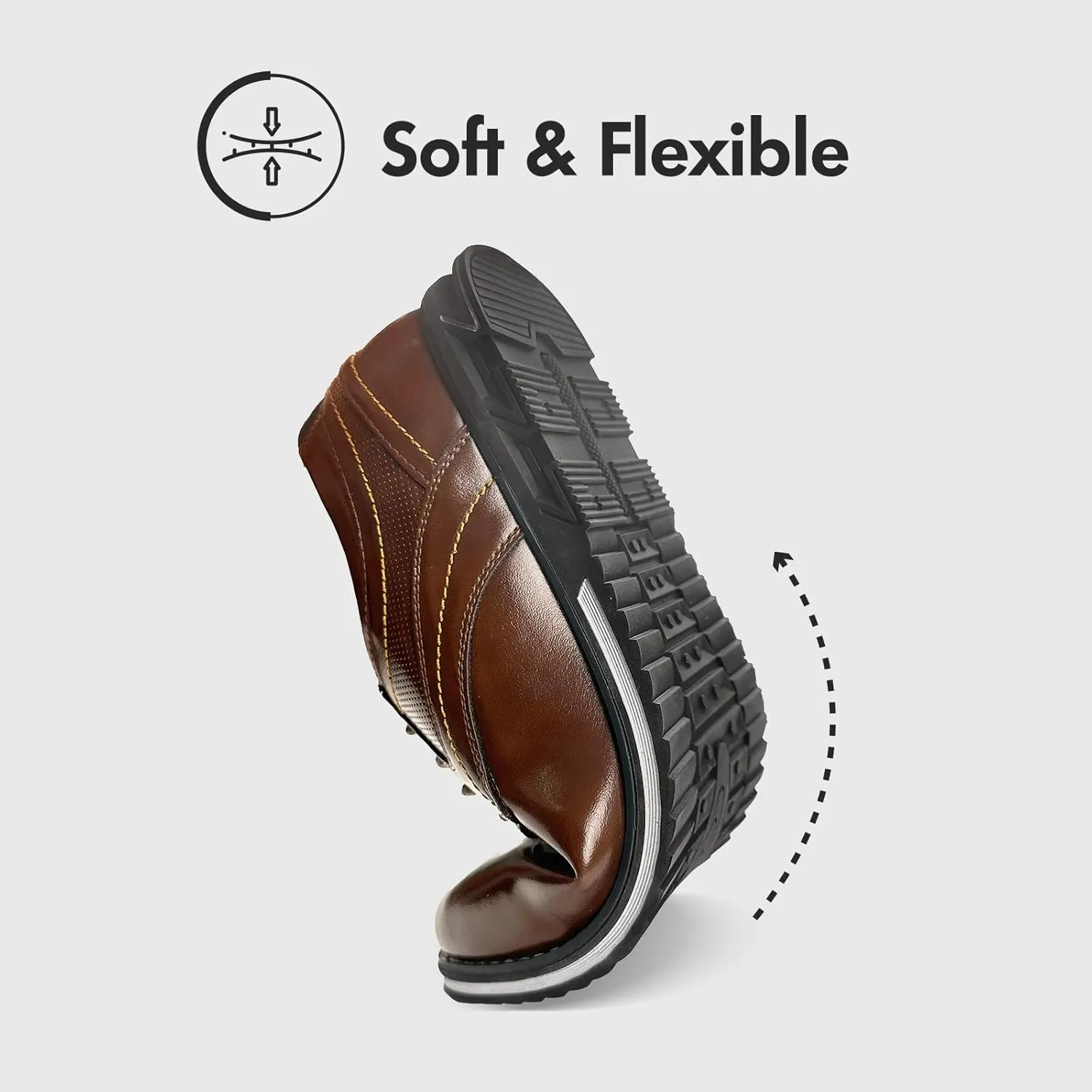 Men’s Dress Shoes Casual Oxford Derby Orthopedic Leather Shoes Comfortable Walking Sneakers Business Office Loafers Work Flats