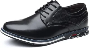 Men’s Dress Shoes Casual Oxford Derby Orthopedic Leather Shoes Comfortable Walking Sneakers Business Office Loafers Work Flats