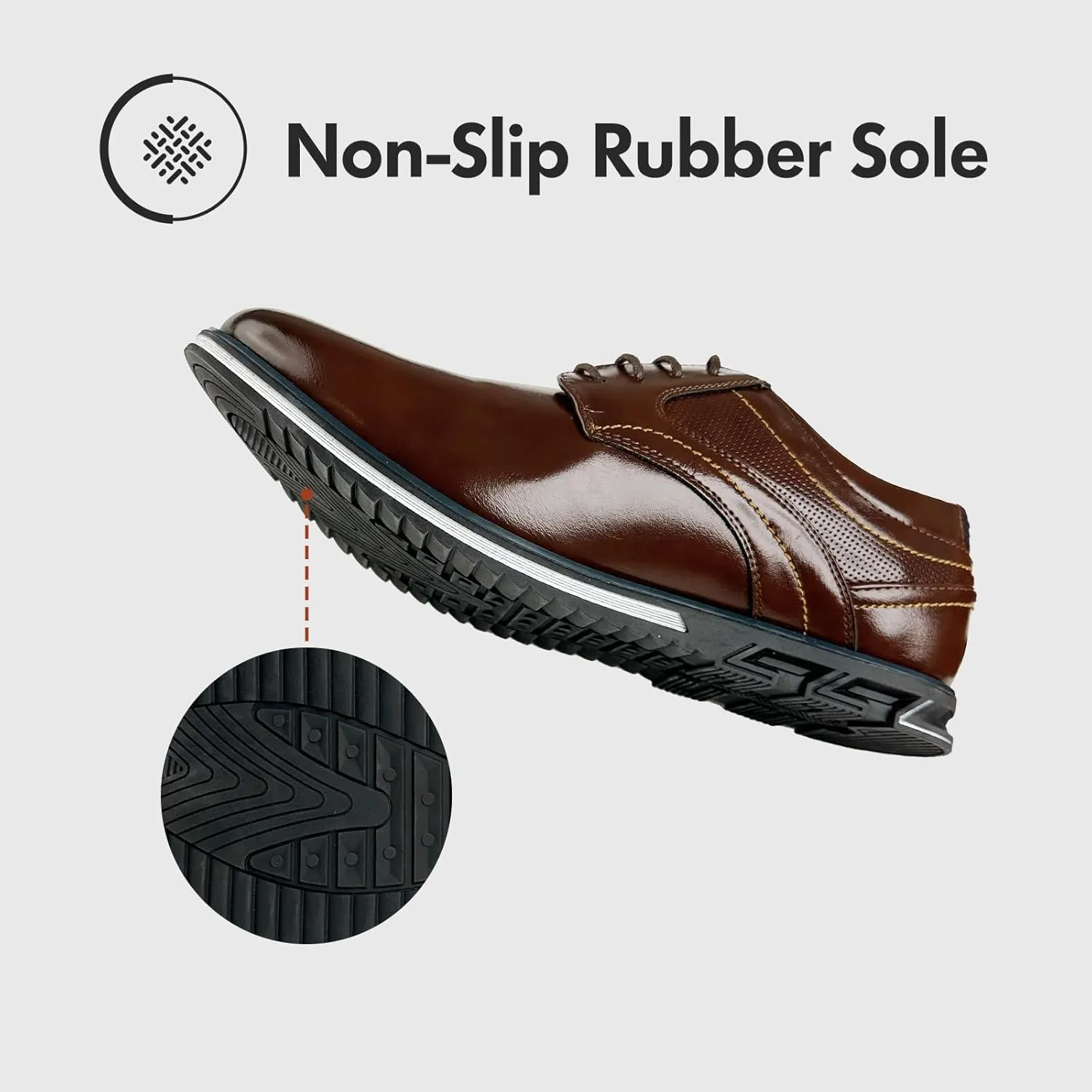 Men’s Dress Shoes Casual Oxford Derby Orthopedic Leather Shoes Comfortable Walking Sneakers Business Office Loafers Work Flats