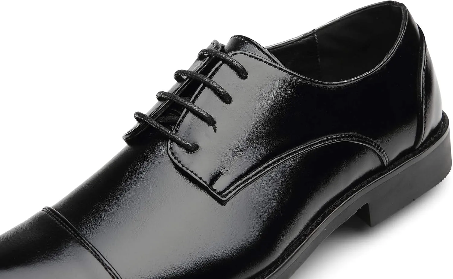 Mens Dress Shoes Classic Modern Formal Wingtip Cap-Toe Lace up Oxford Shoes