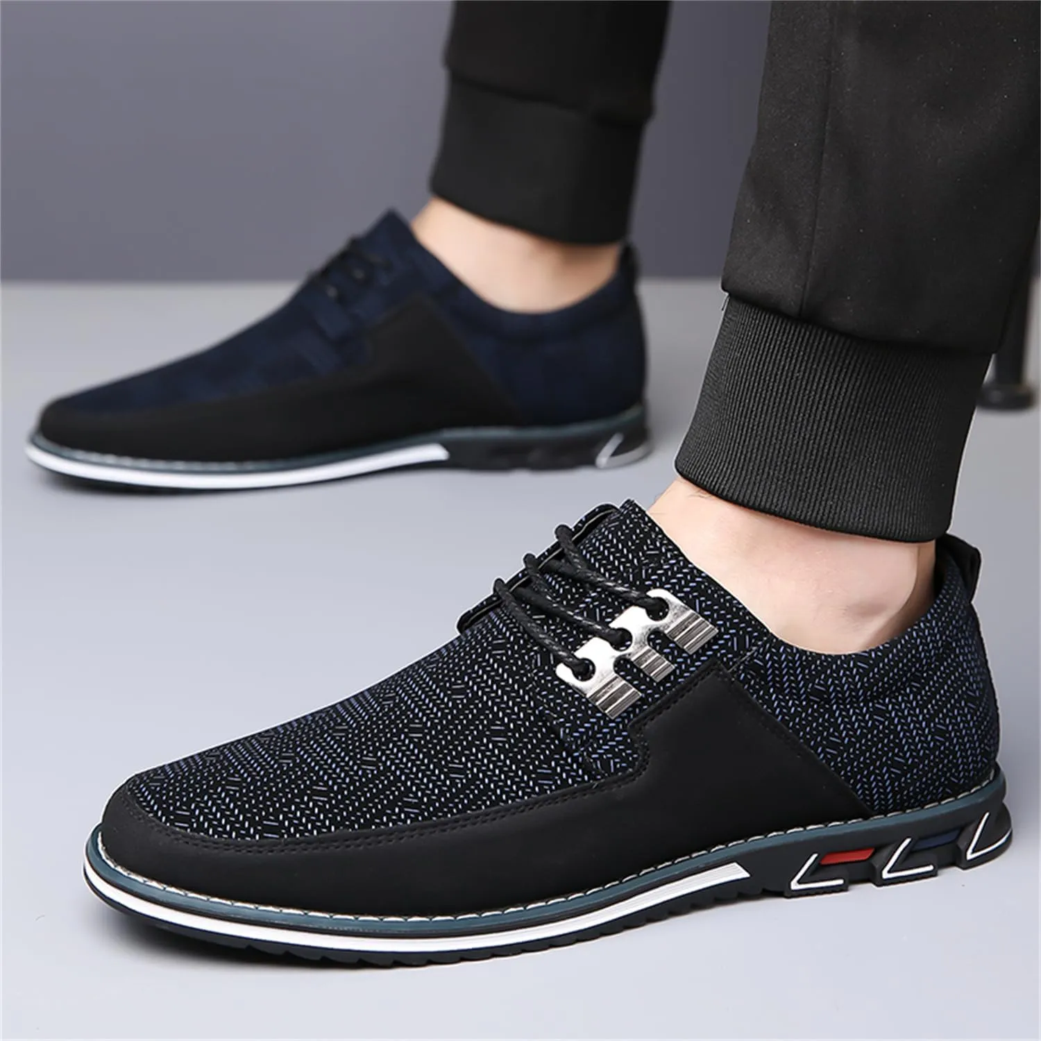 Men's Dress Shoes Comfort Soft Casual Oxford Superior Leather Sneakers Business Derby Shoe Loafers for Working Driving