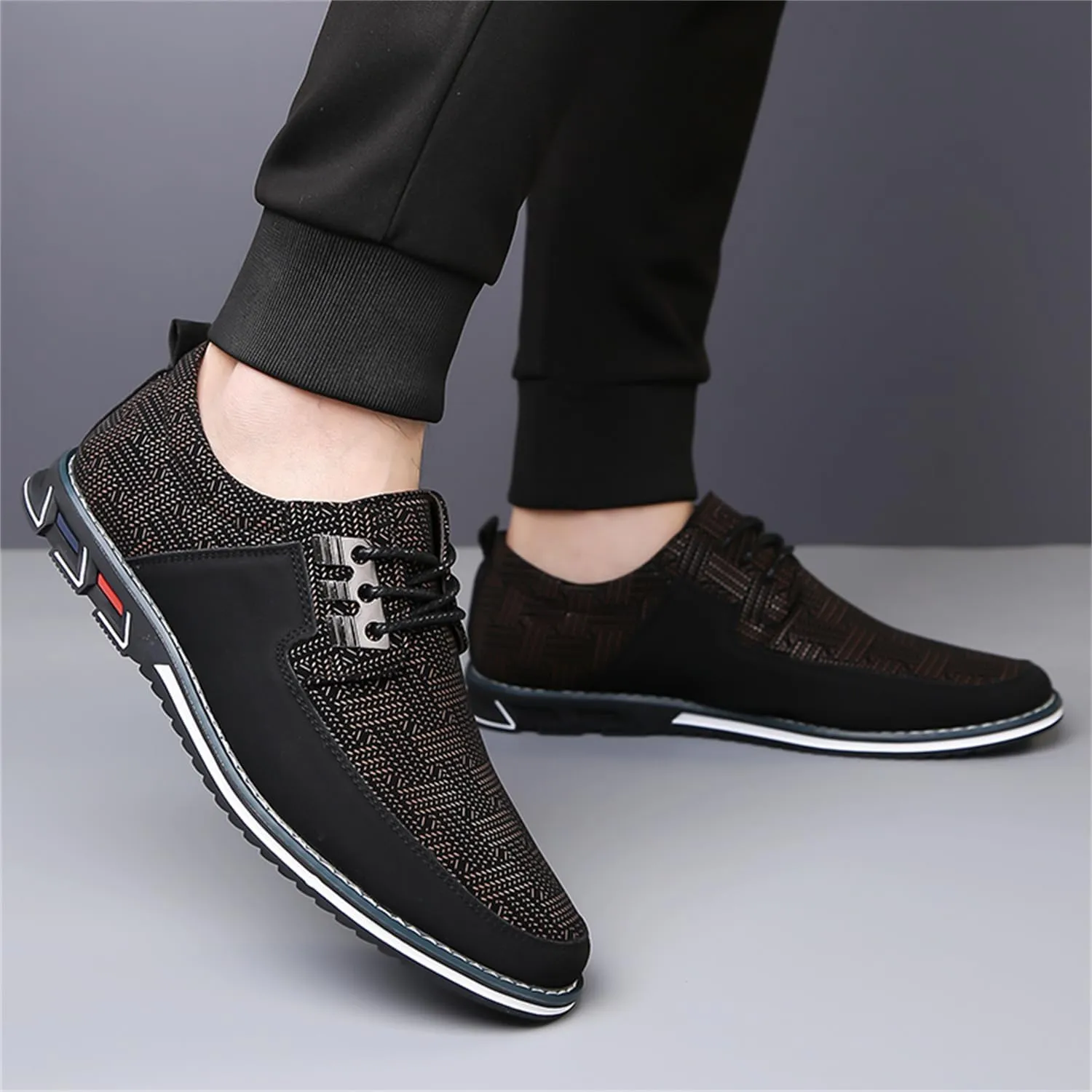 Men's Dress Shoes Comfort Soft Casual Oxford Superior Leather Sneakers Business Derby Shoe Loafers for Working Driving