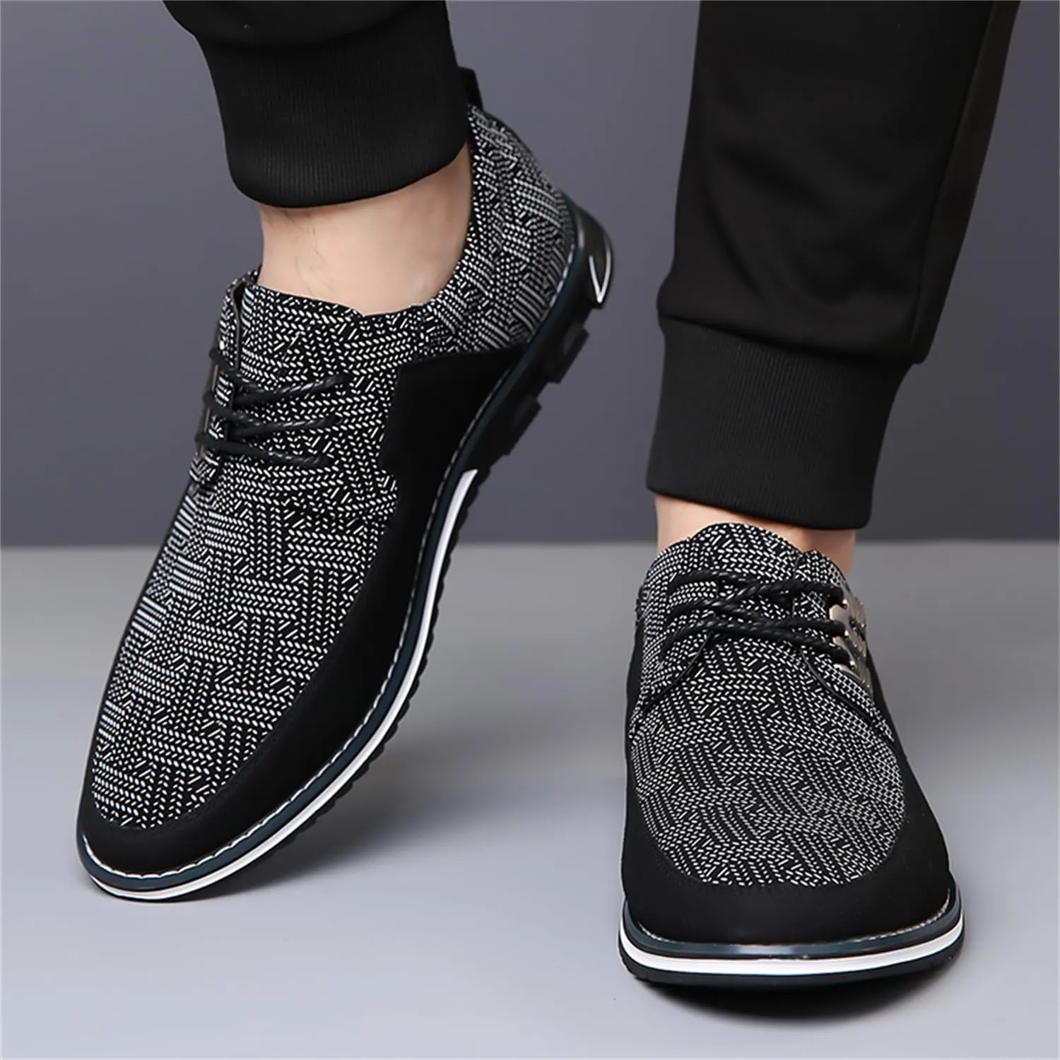 Men's Dress Shoes Comfort Soft Casual Oxford Superior Leather Sneakers Business Derby Shoe Loafers for Working Driving