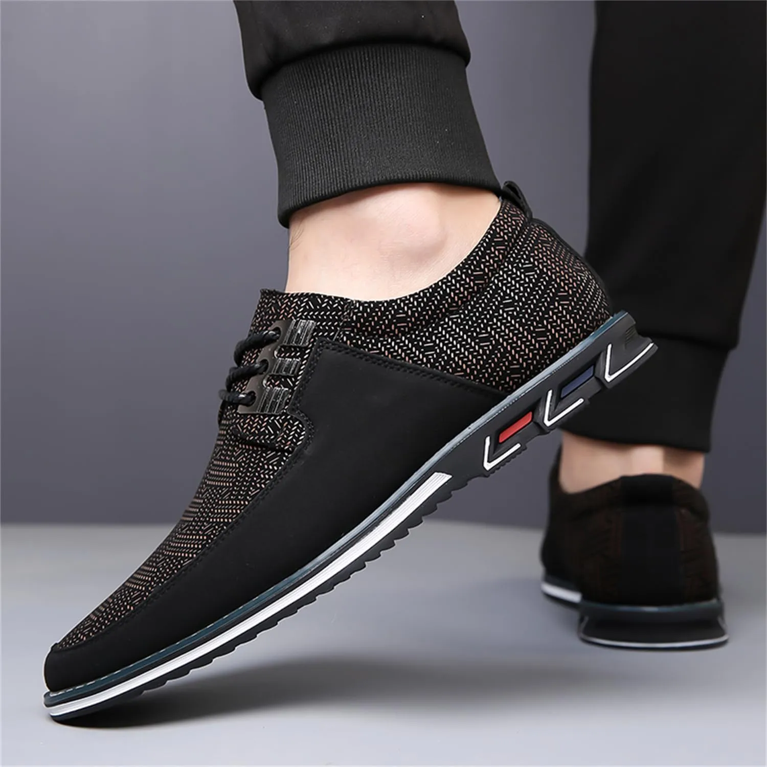 Men's Dress Shoes Comfort Soft Casual Oxford Superior Leather Sneakers Business Derby Shoe Loafers for Working Driving