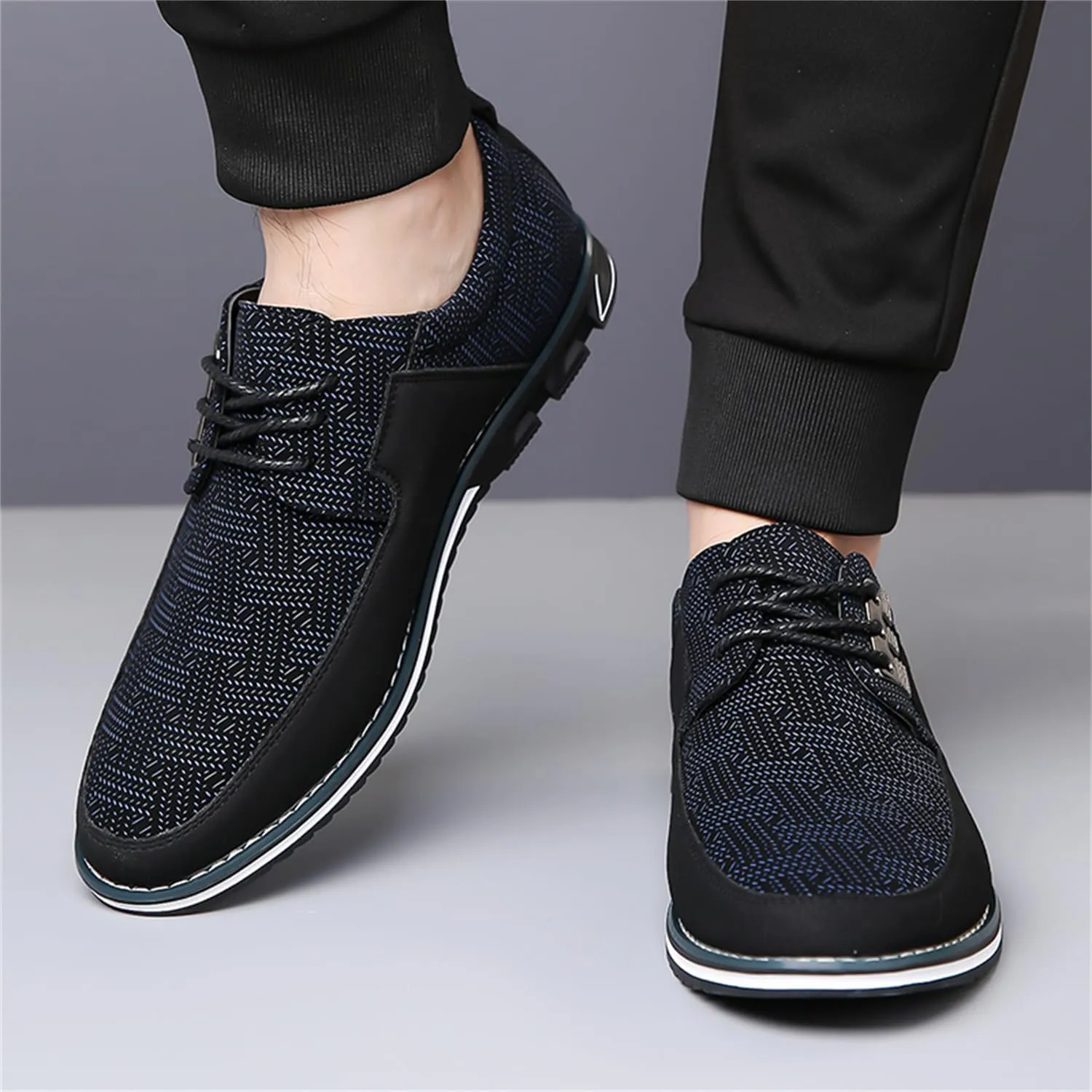 Men's Dress Shoes Comfort Soft Casual Oxford Superior Leather Sneakers Business Derby Shoe Loafers for Working Driving