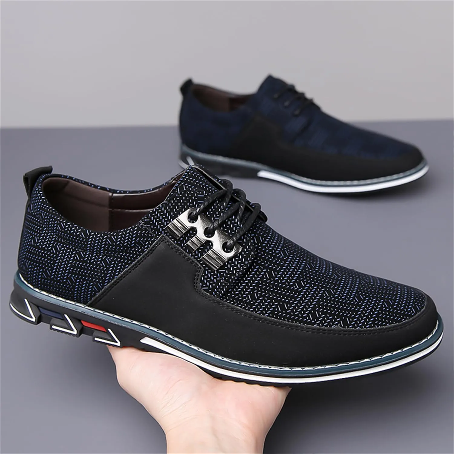 Men's Dress Shoes Comfort Soft Casual Oxford Superior Leather Sneakers Business Derby Shoe Loafers for Working Driving