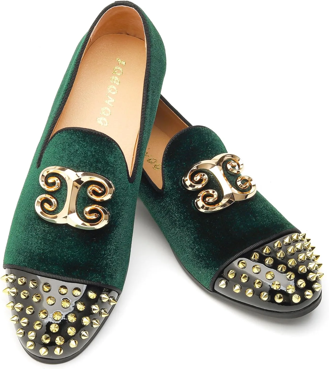 Men's Fashion Formal Velvet Loafers and Wedding Dress Shoes for Men, Penny Slip-On Smoking Luxury Men Casual Shoes
