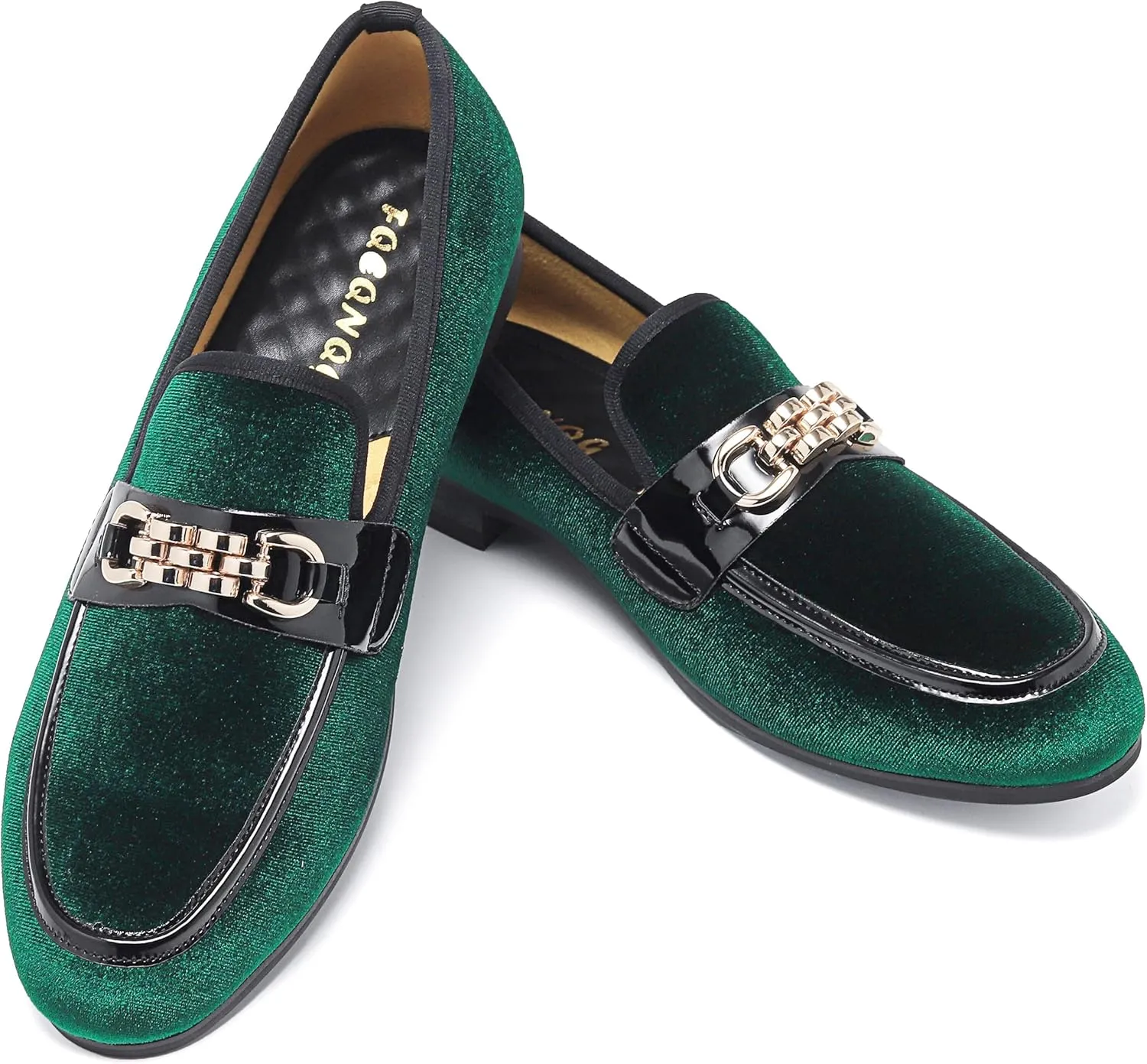 Men's Fashion Formal Velvet Loafers and Wedding Dress Shoes for Men, Penny Slip-On Smoking Luxury Men Casual Shoes
